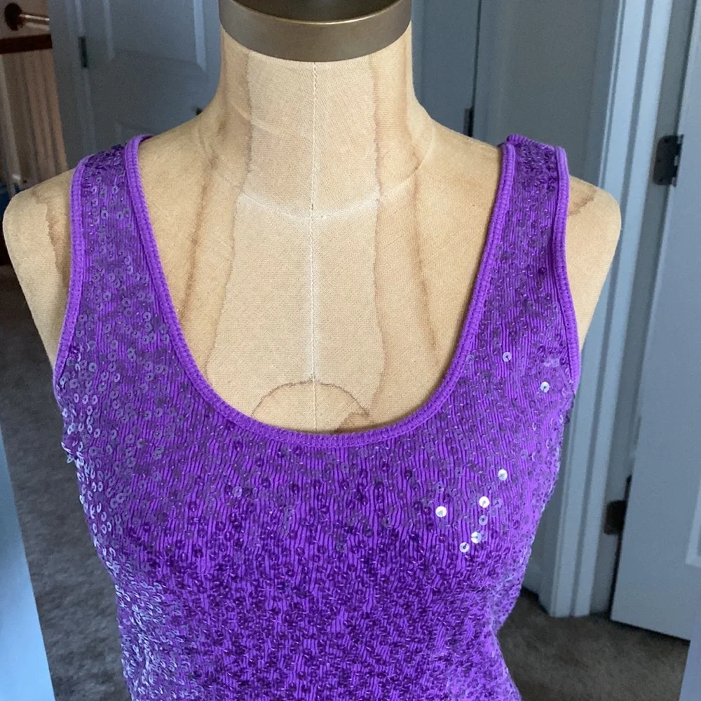 Express sequin top - Picture 2 of 6